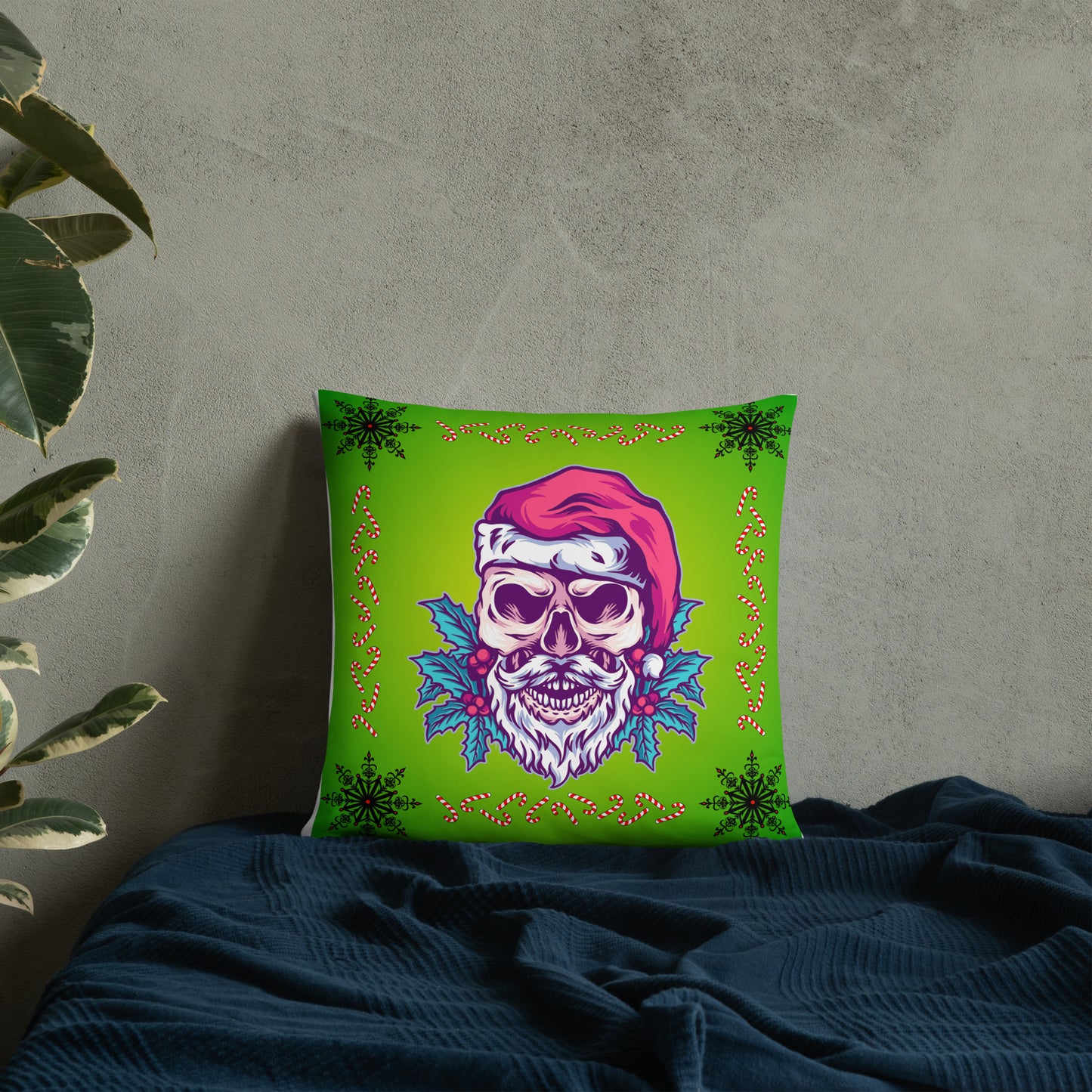 Metal Santa Basic Pillow