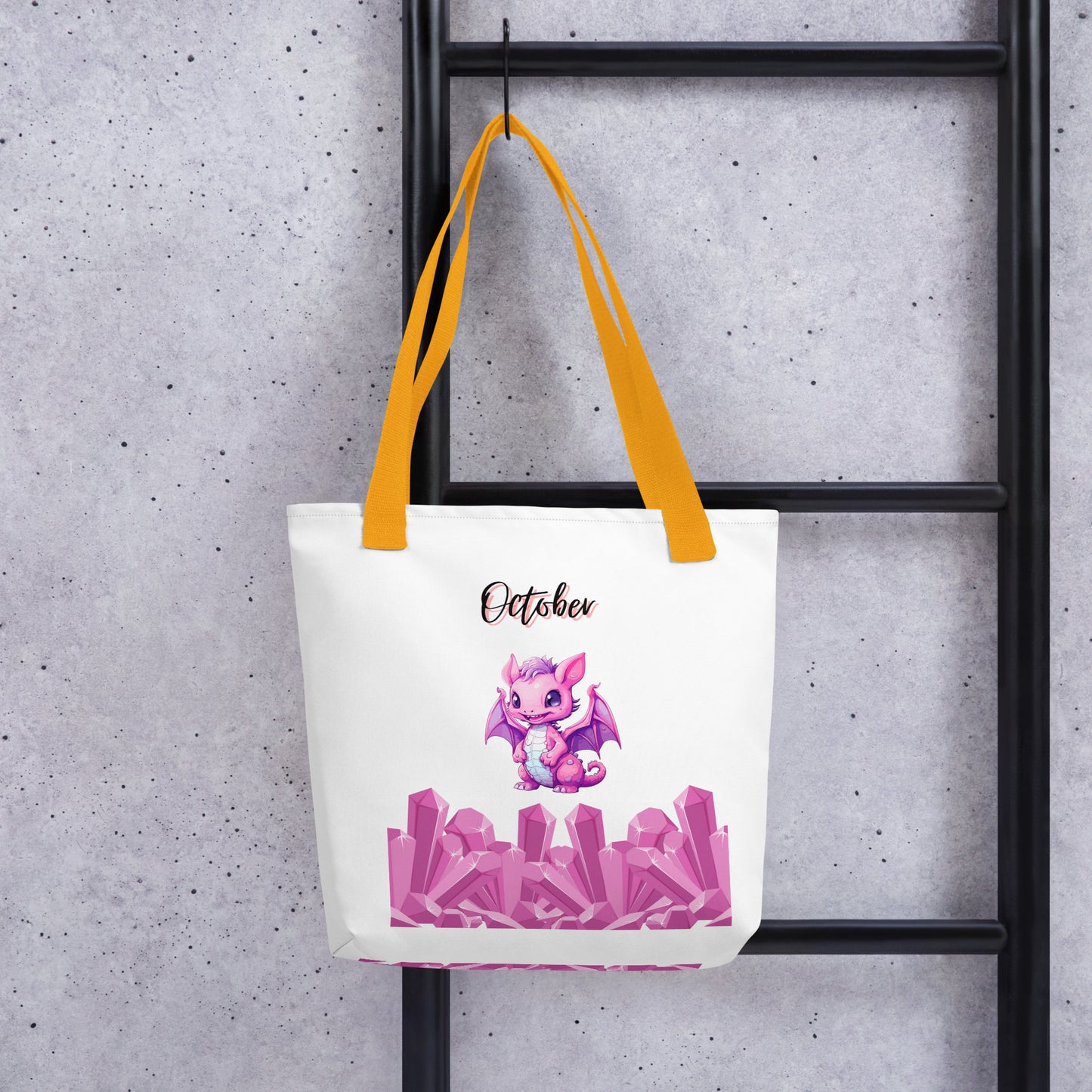 October Dragon & Crystal Tote bag