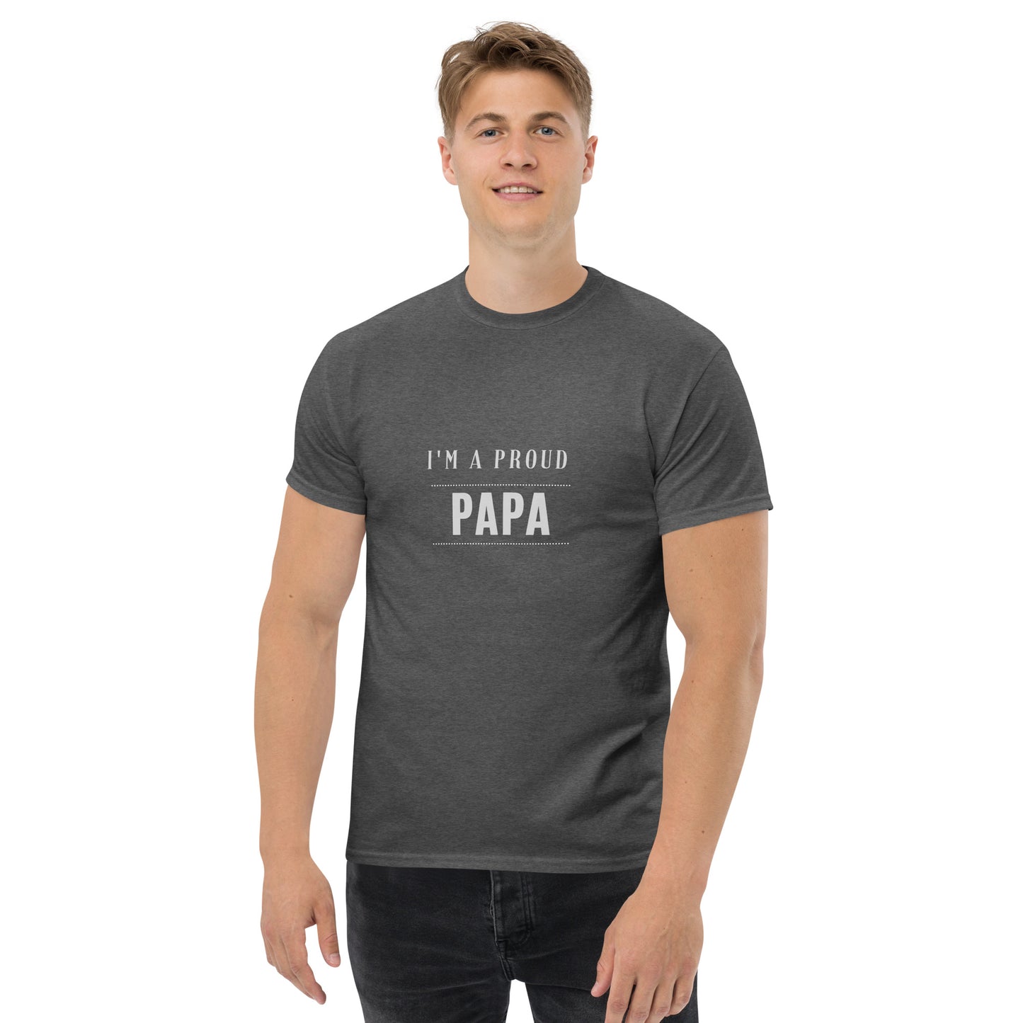 Proud Papa Men's classic tee