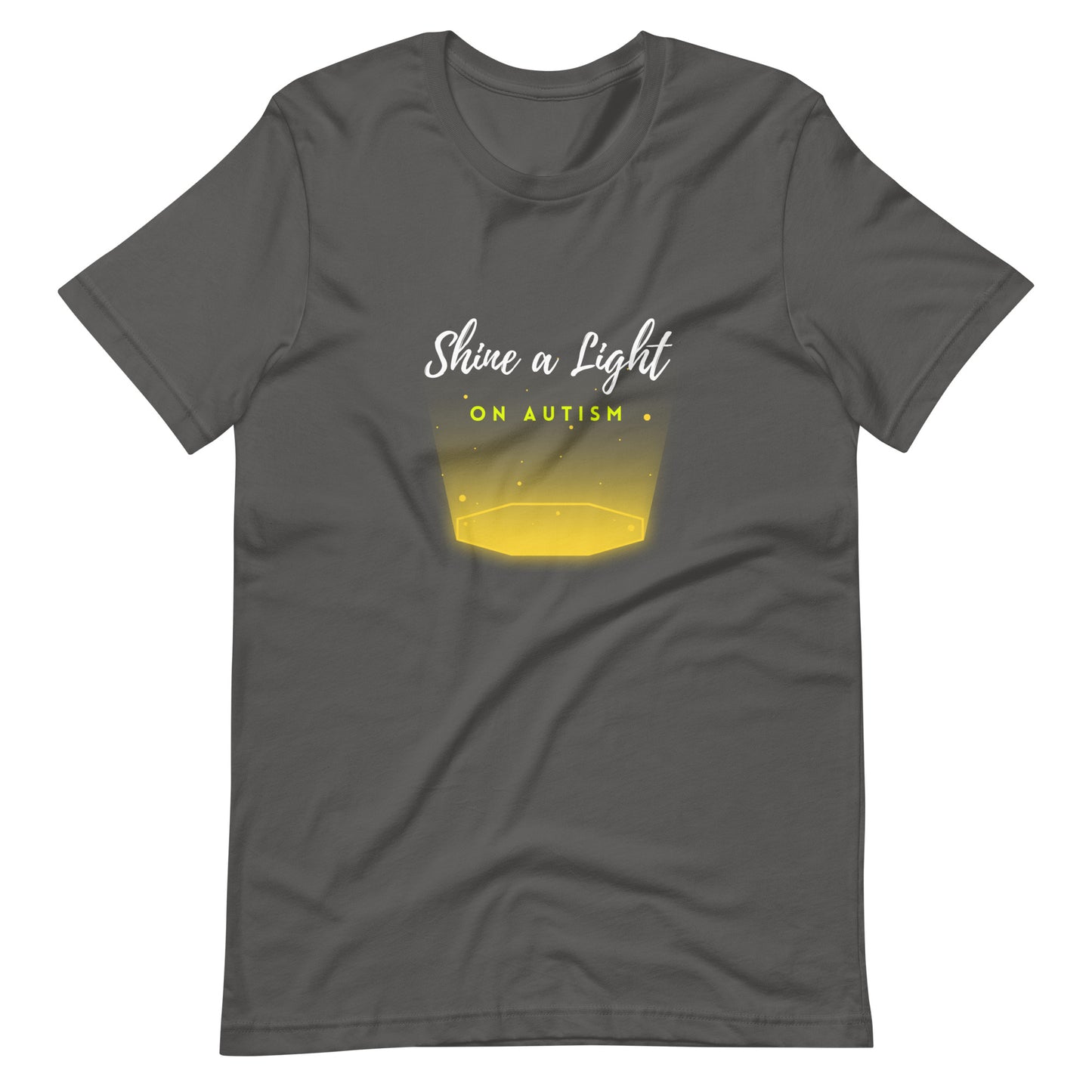 Shine A Light On Autism Unisex t-shirt