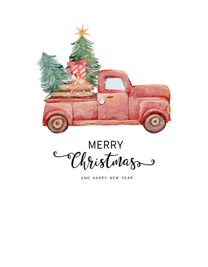 Truck Greeting Card