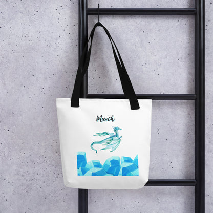 March Dragon & Crystal Tote bag