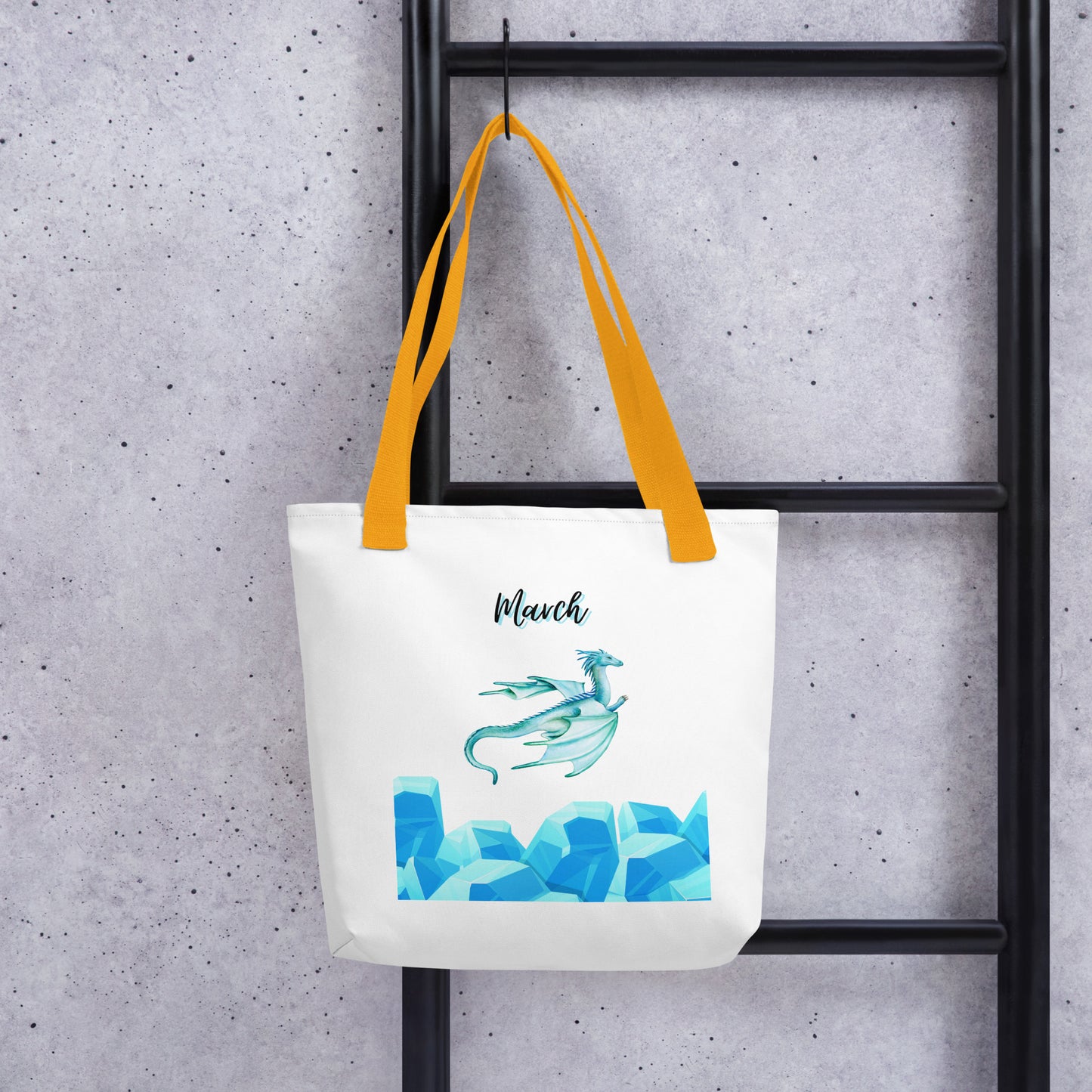 March Dragon & Crystal Tote bag
