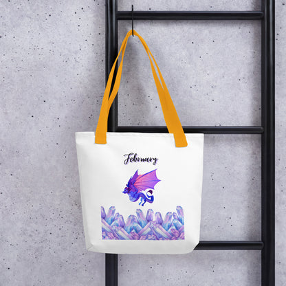 February Dragons & Crystal Tote bag