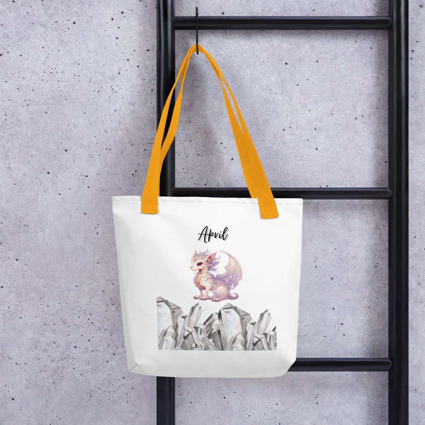 April Dragon & Crystal Tote bag
