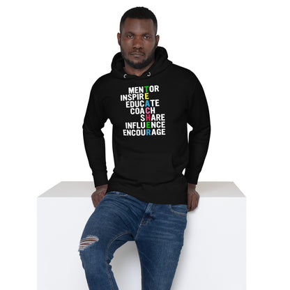 Teacher Words Unisex Hoodie