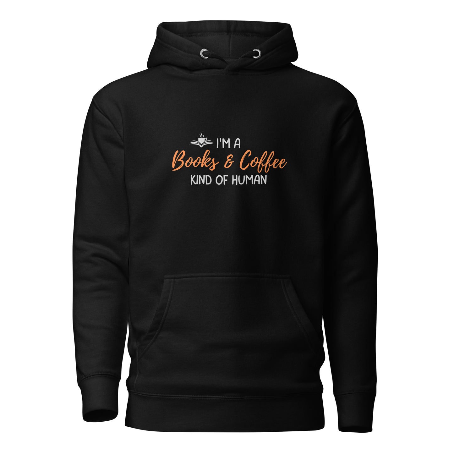 Books & Coffee Human Unisex Hoodie