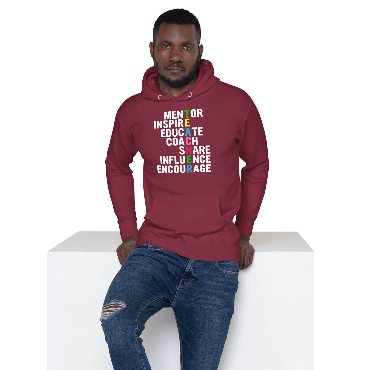 Teacher Words Unisex Hoodie