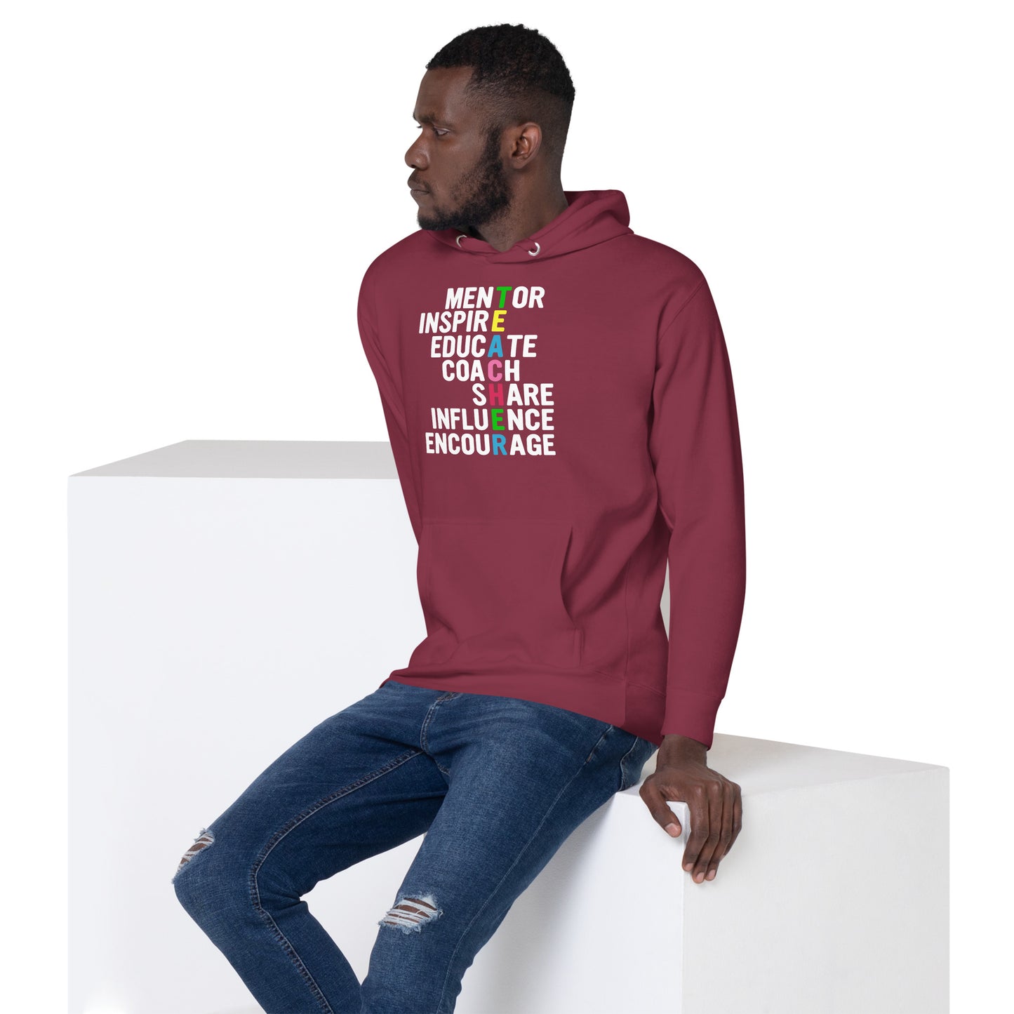 Teacher Words Unisex Hoodie