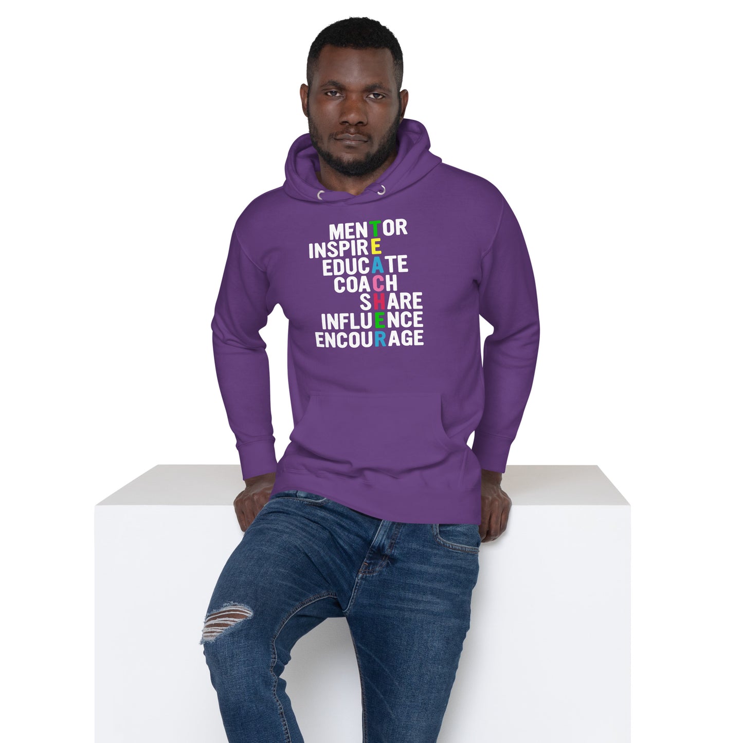 Teacher Words Unisex Hoodie