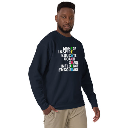 Teacher Words Unisex Premium Sweatshirt
