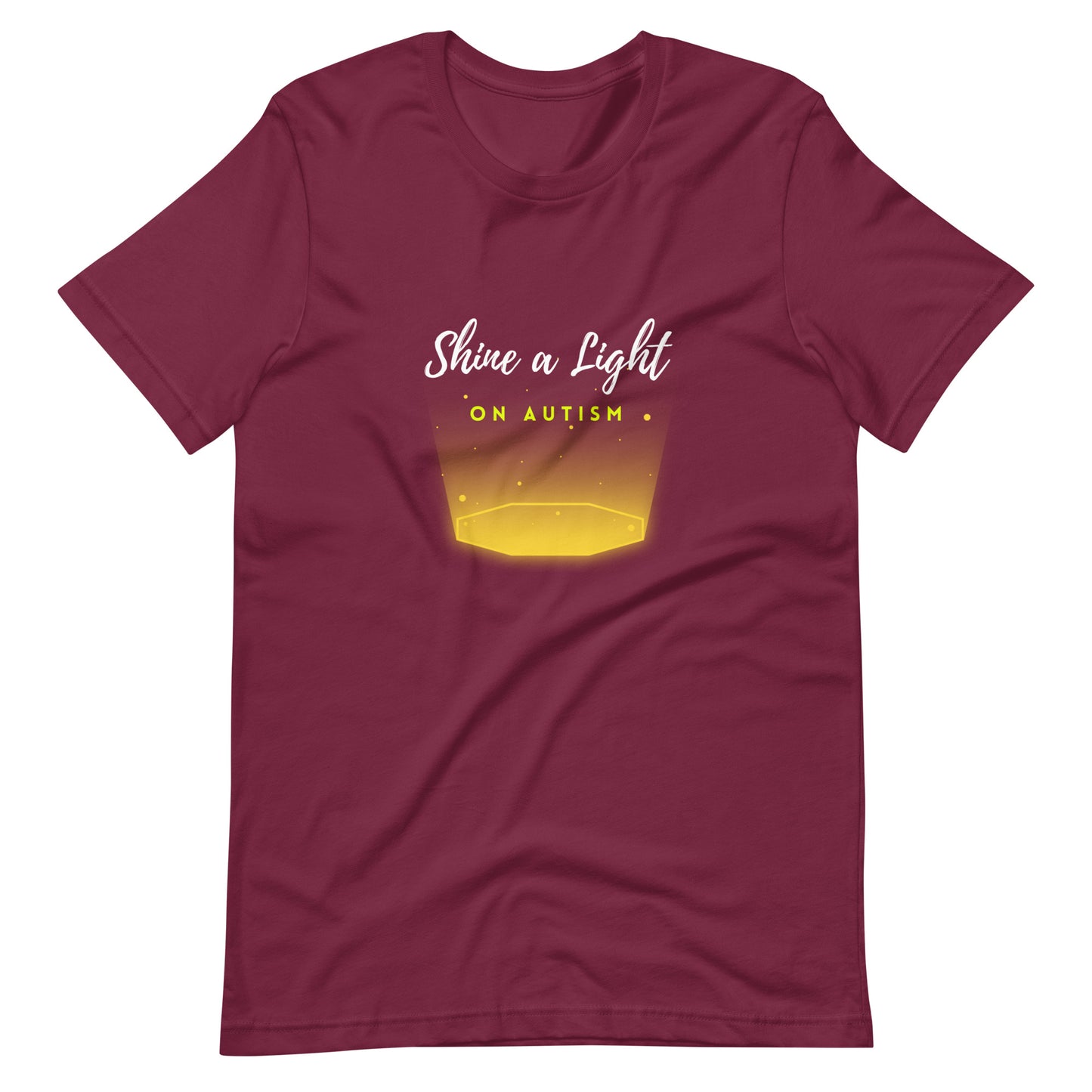 Shine A Light On Autism Unisex t-shirt