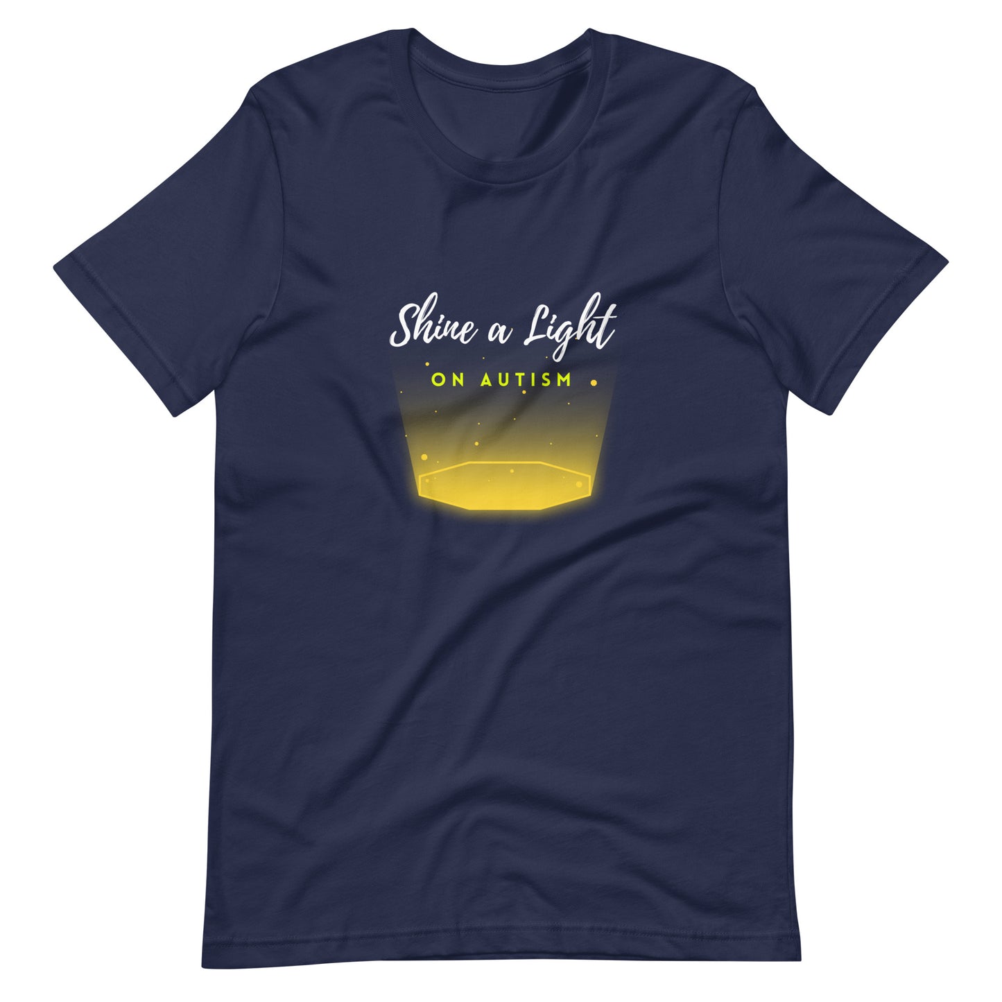 Shine A Light On Autism Unisex t-shirt