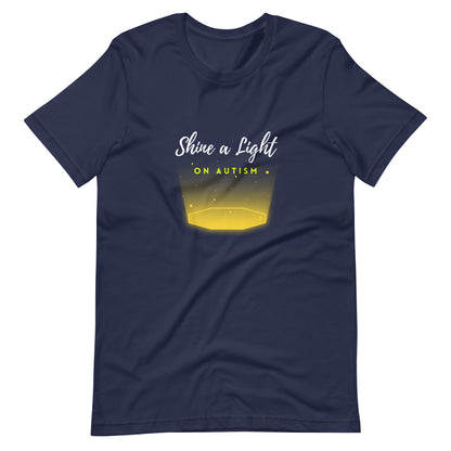 Shine A Light On Autism Unisex t-shirt