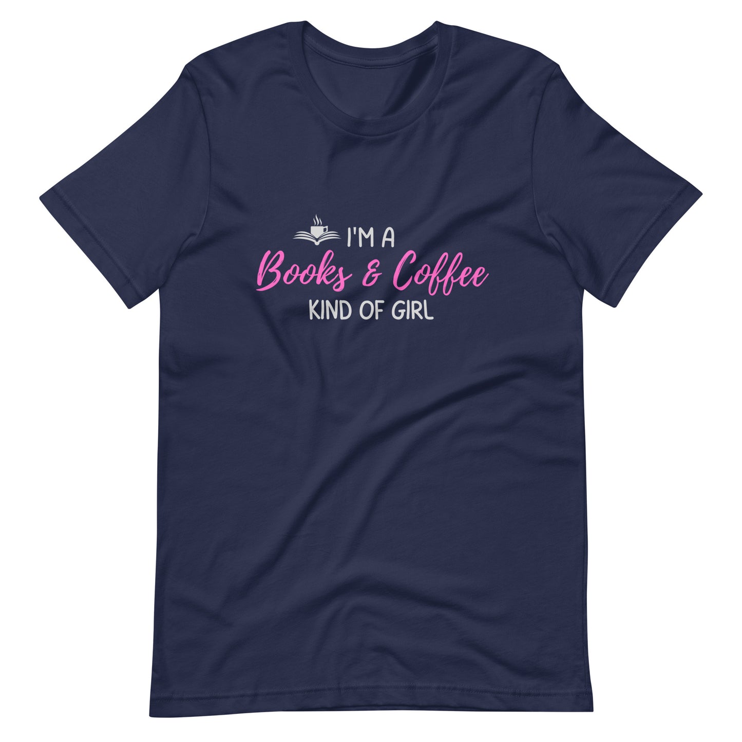 Books & Coffee Girl Unisex t-shirt