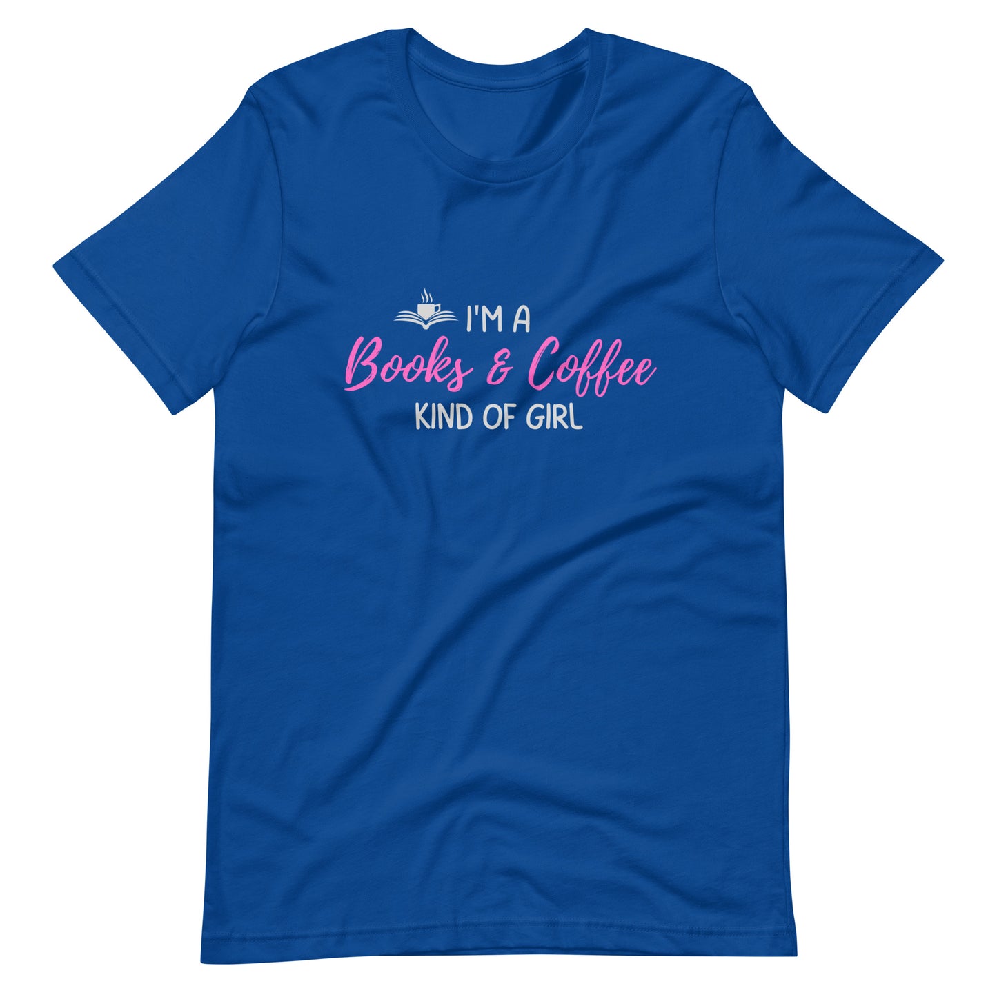 Books & Coffee Girl Unisex t-shirt