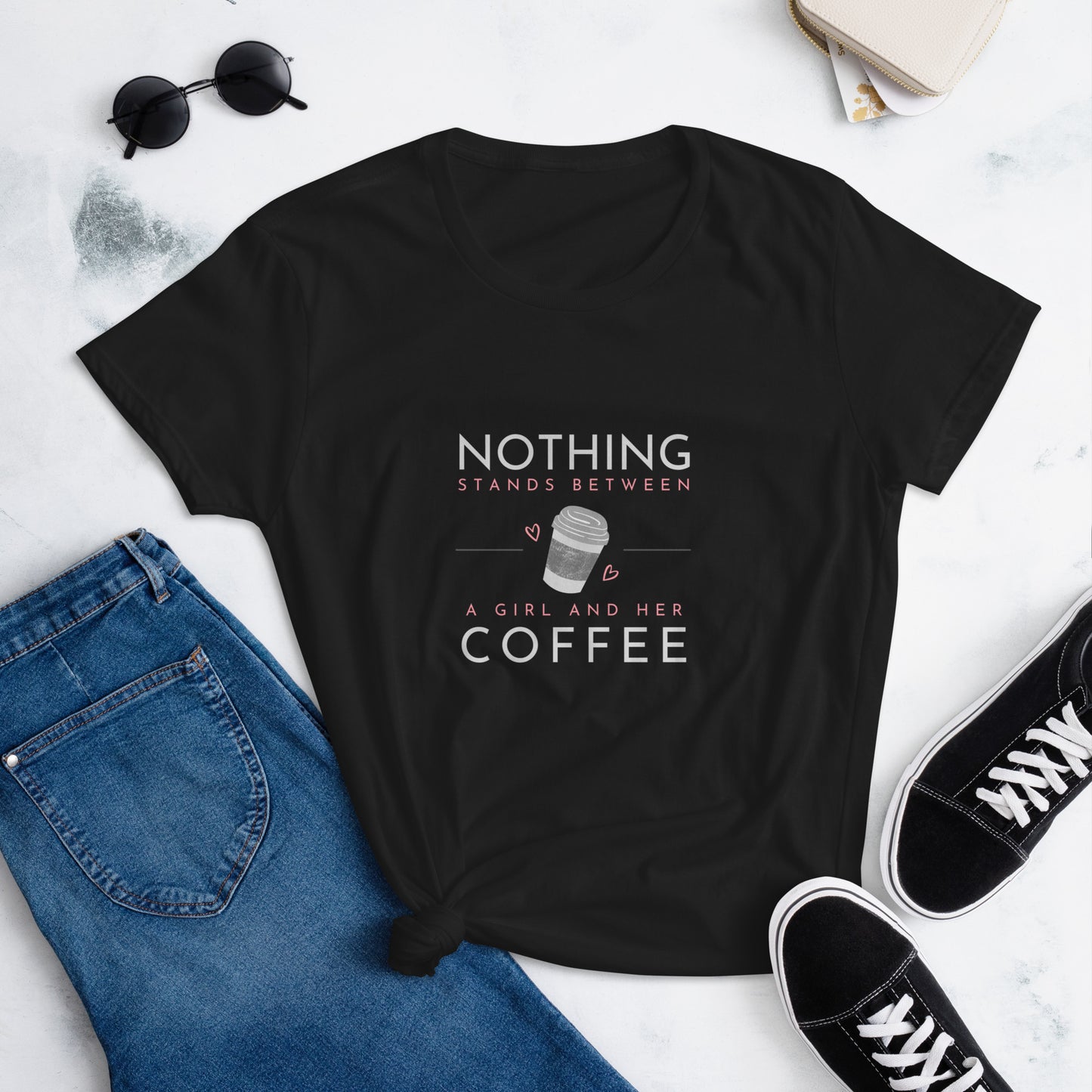 Girl Coffee Women's short sleeve t-shirt